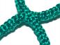Preview: Seitenschutznetz - Dachdeckerfangnetz - Fangnetz- Farbe: Grün / Blau - 2x10m und 2x5m